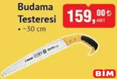 SGS BUDAMA TESTERESİ 30 CM SGS BUDAMA TESTERESİ 30 CM